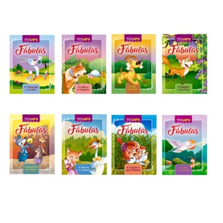 Kit com Minilivros - Coleção Fábulas em Oferta na Shopee