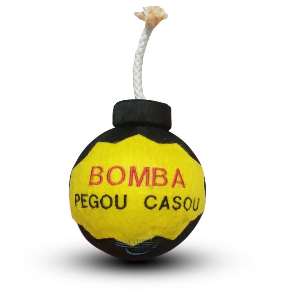 Mini bomba do noivo Para Casamento | Pegou Casou - preta - 1 unidade