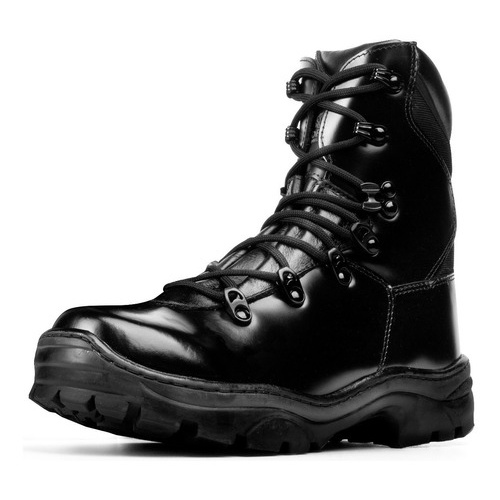 Coturno Bota Militar Tática Airsoft Policial Force C/ Brilho