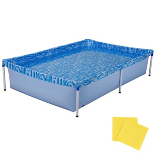 Piscina com Armação 1000 Litros 189 x 126 x 42cm MOR em Oferta na Shopee