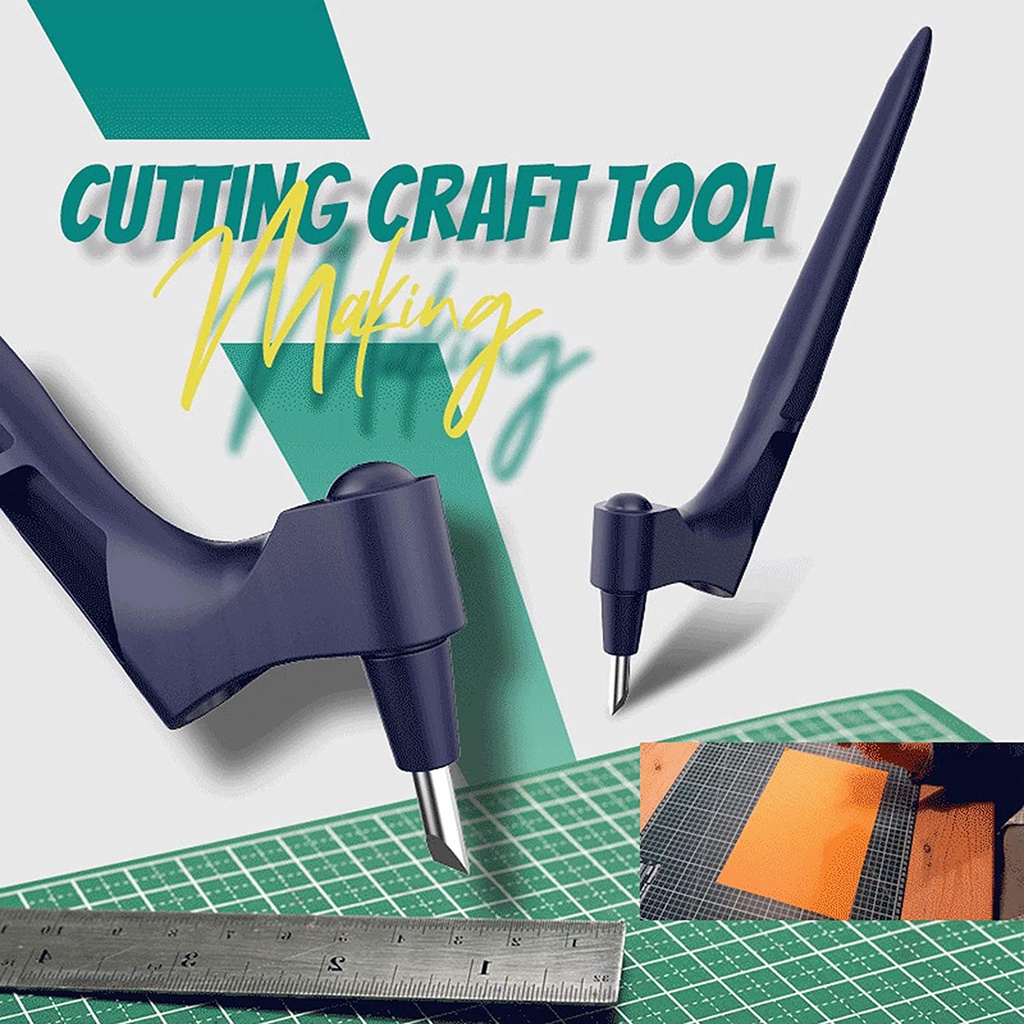 Craft Cutting Tools,utensile artigianale in acciaio inossidabile con fetta rotante a 360 gradi,utensile da taglio artistico per artigianato hobby,scrapbooking,stencil,utensile da taglio di precisione 