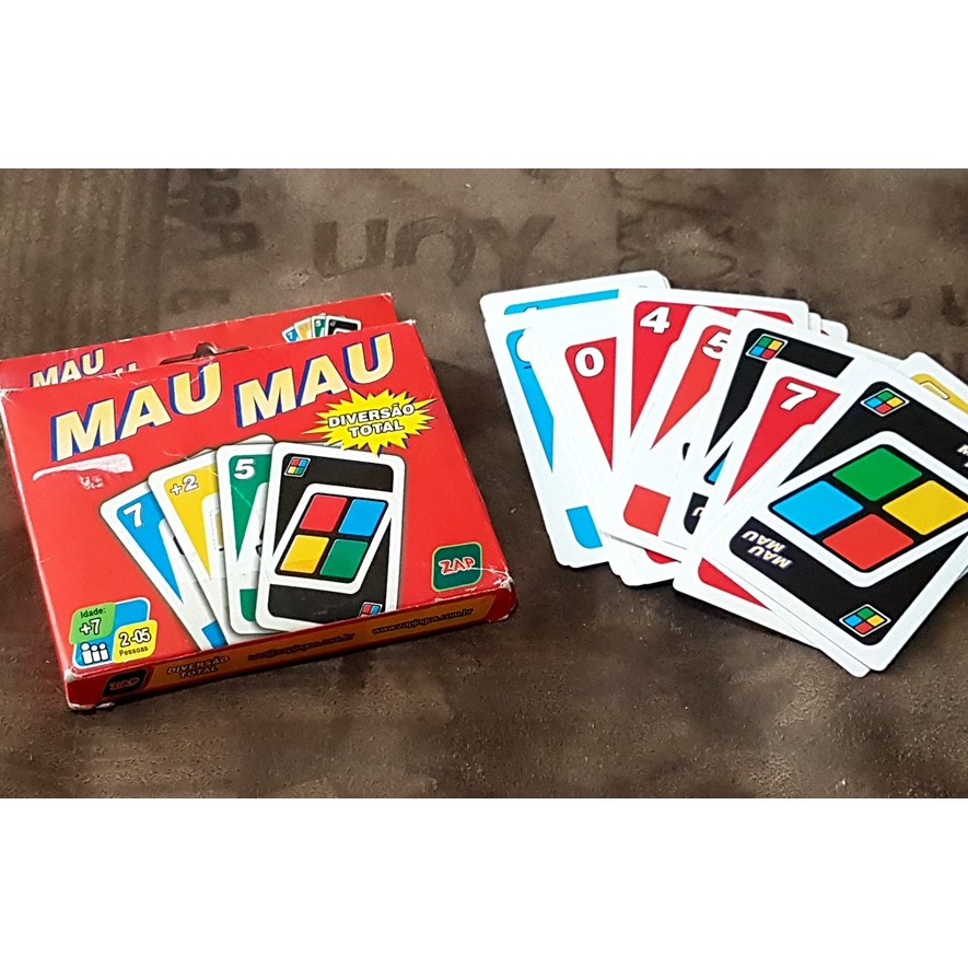 MAU MAU BARALHO CARTAS ZAP | Shopee Brasil
