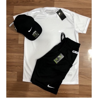 Kit Conjunto SHORT E CAMISA Dri Fit c/ Boné Masculino!!