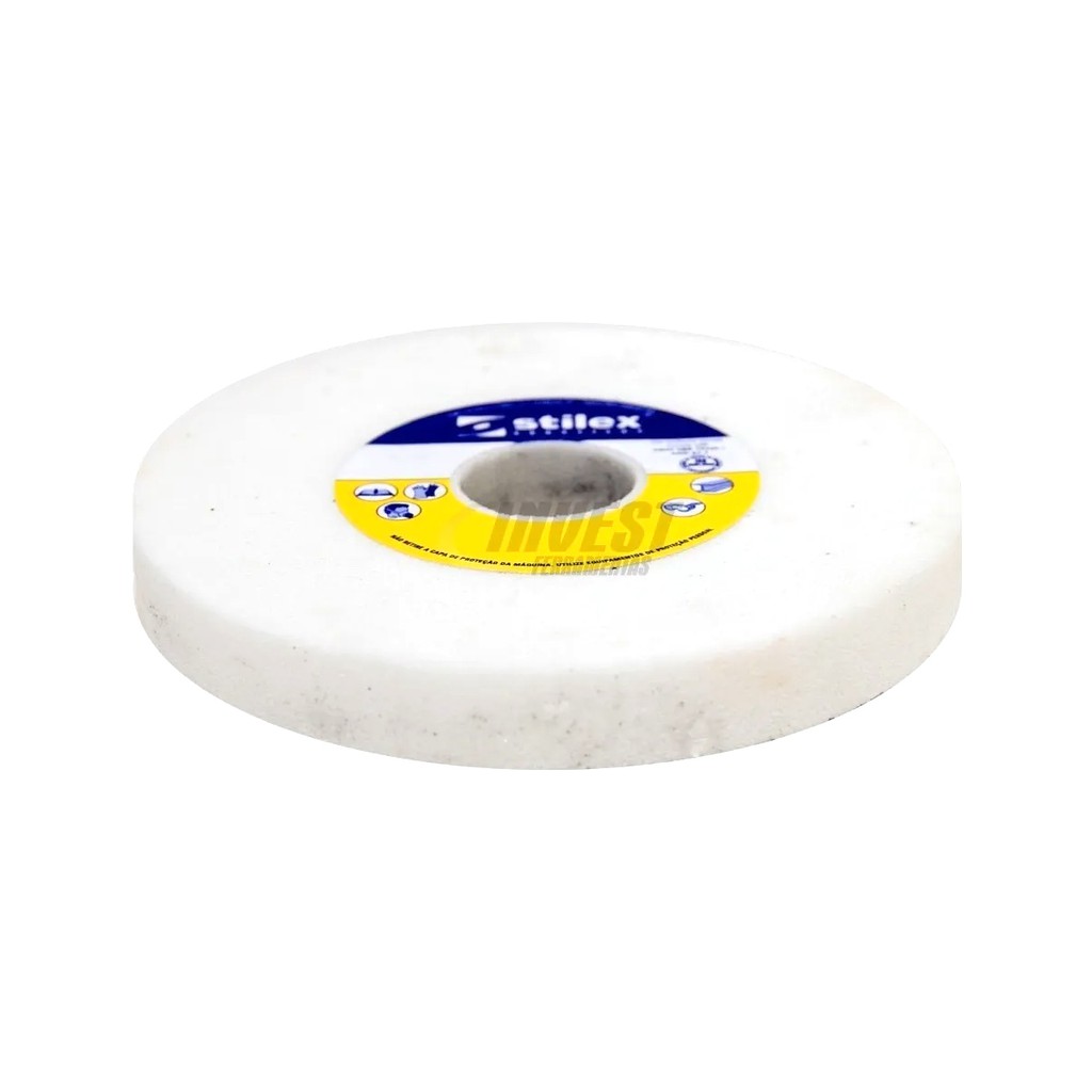 Rebolo Pedra De Esmeril Para Aço 6 X 3/4 Gr 100 Stilex