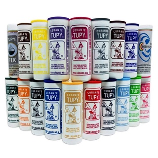 Corante para Tingir Tecidos Roupa Tupy 45g Diversas Cores em Oferta na Shopee