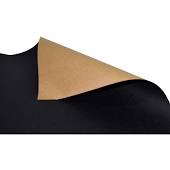 20 x Papel Cartao Fosco Preto 200g 480mmx 660mm
