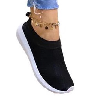 Tênis Meia Feminino Academia Caminhada Original Leve Confortável Calce Fácil Nova Tendência Promoção Tipo Mei