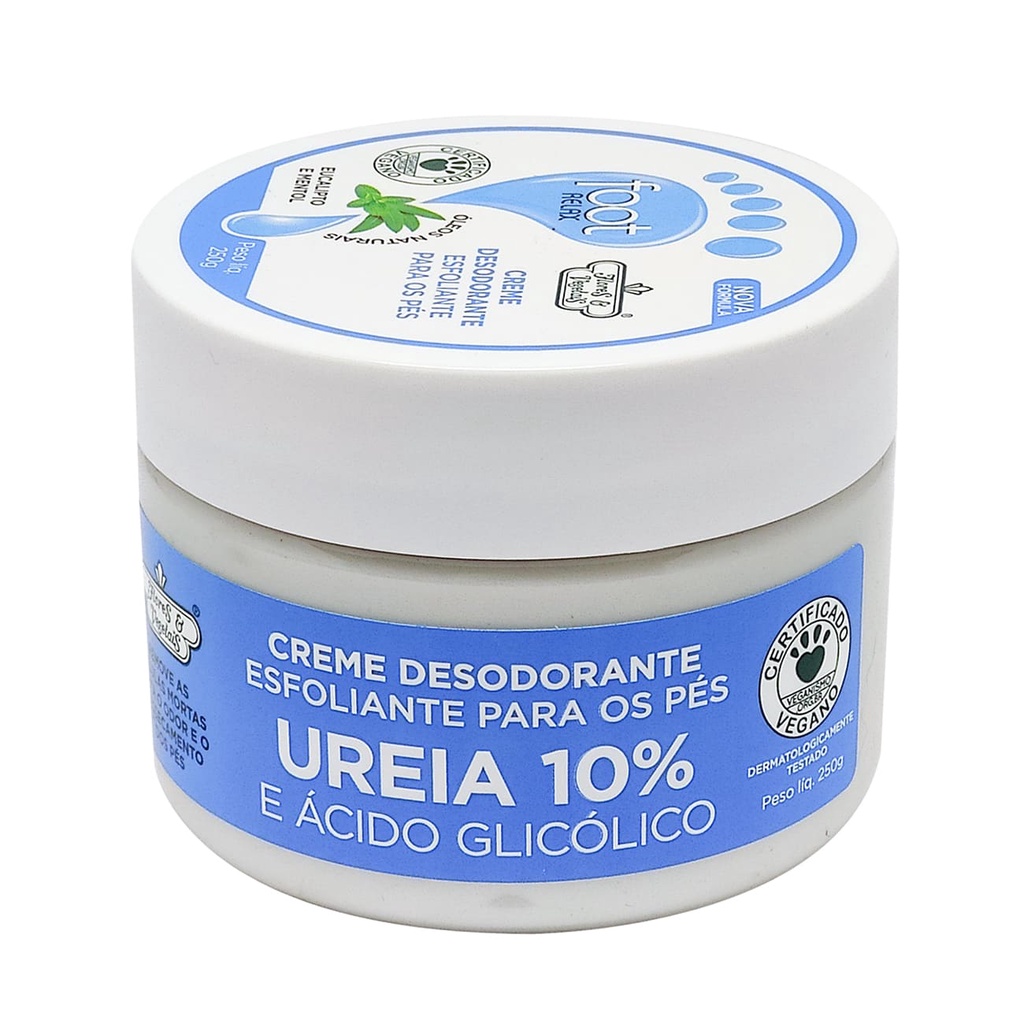 Creme Desodorante Esfoliante P/ Pés Flores E Vegetais - 250g em Oferta na Shopee