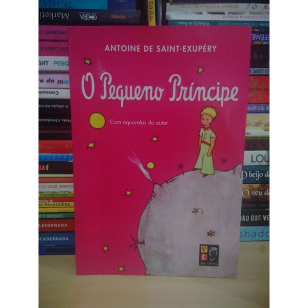 Livro - O Pequeno Príncipe (Antoine de Sant-Exupéry) CAPA ROSA