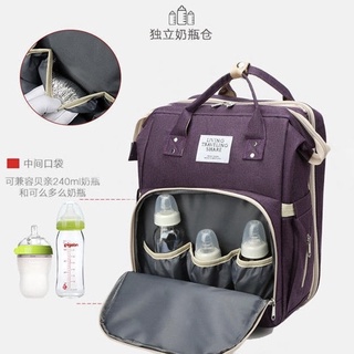 Mochila Maternidade Bolsa Mamãe Bebê Multifunção à prova d'água dobrável Multineos Pronto…