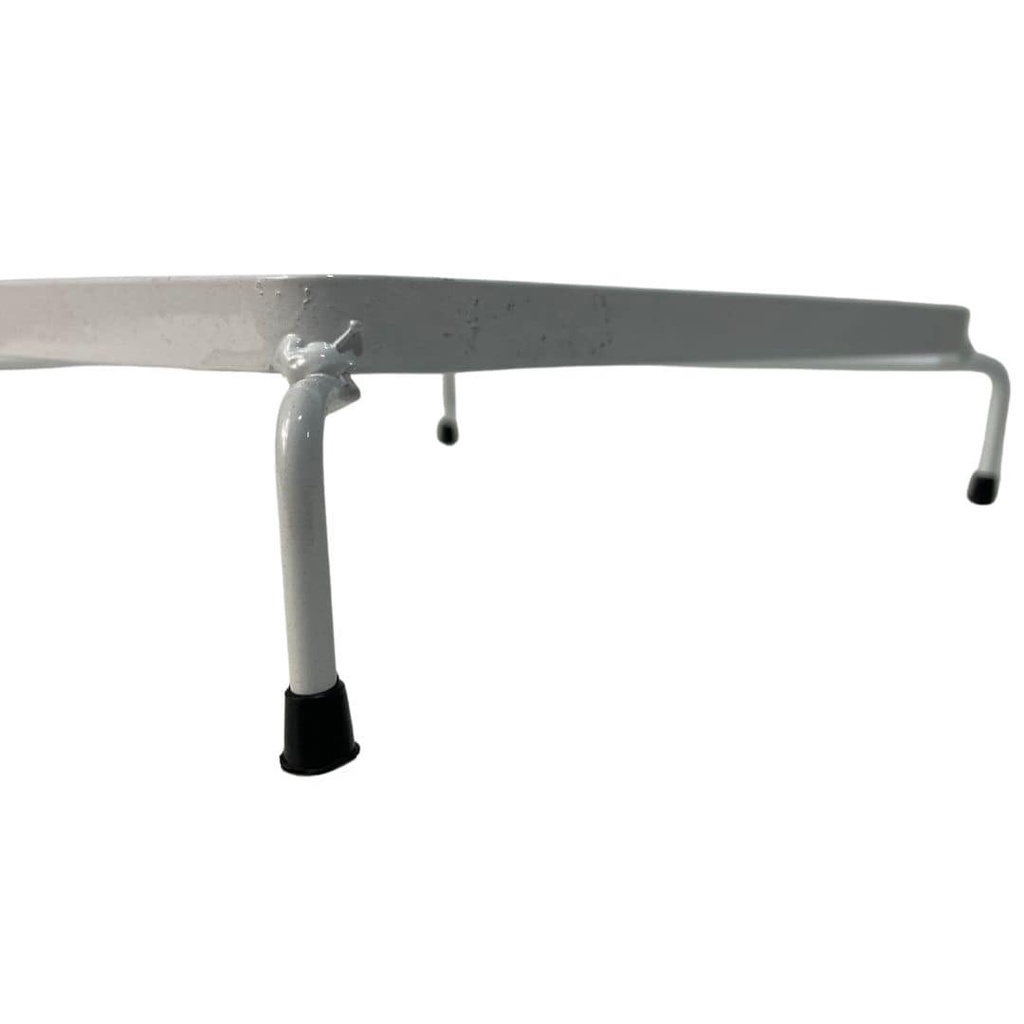 Suporte Rasteiro Quadrado De Ferro Para Vasos De Chão 40cm