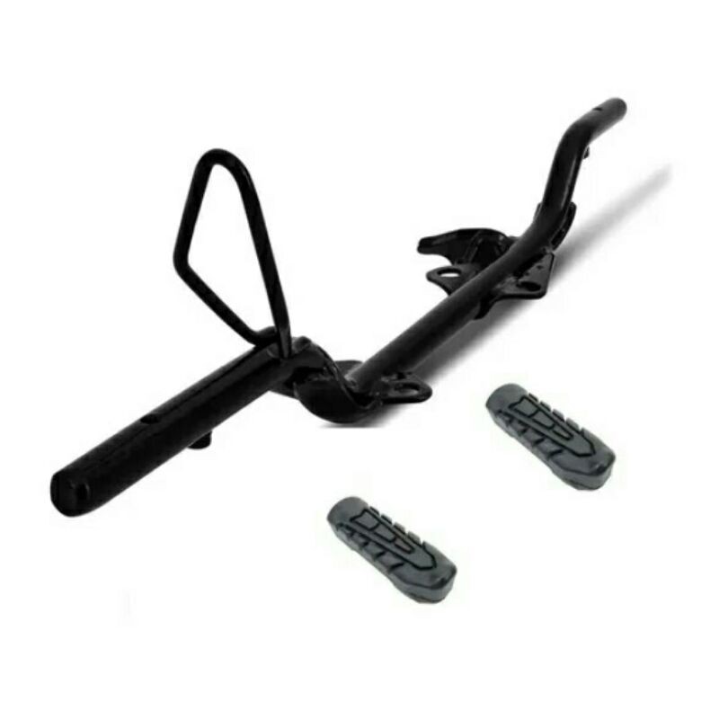 Pedal Apoio Dianteiro Estribo Honda Cg Titan Fan 160 Start + Borracha Estribo em Oferta na Shopee