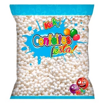 Confeitos Balinhas Sabor Coco 500g - Kuky em Oferta na Shopee