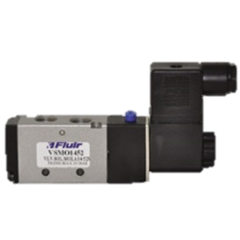 Válvula 3 Vias Fluir 1/4 com Válvula Solenóide Fluir 220v Elétrica