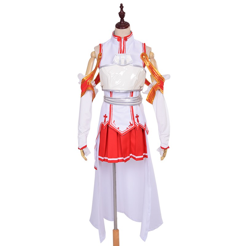 Cosplay Espada De Arte Em Linha Asuna Cosplay Traje Das Mulheres Roupa  Vestido | Shopee Brasil