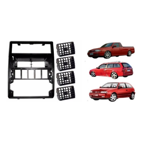 Moldura Painel Central 4 Difusor Ar Gol Bola G2 1995 A 1999