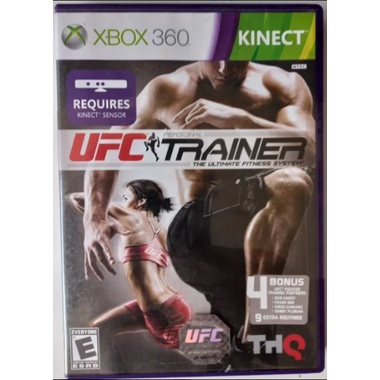 JOGO UFC PERSONAL TRAINER ORIGINAL XBOX 360 MIDIA FISICA CD.