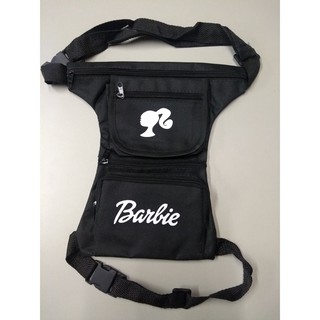 Pochete Cartucheira de perna com simbolo Barbie