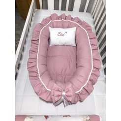 Ninho redutor de berço rosé Eloá