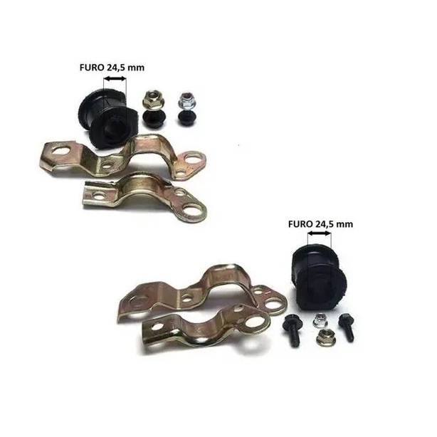 Par Bucha Barra Estabilizadora Dianteira Doblo Adventure em Oferta na Shopee