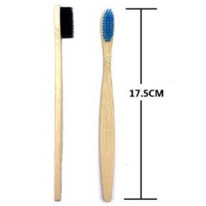 Escova De Dente De Bambu Ecológica Natural Sustentável Biodegradável em Oferta na Shopee