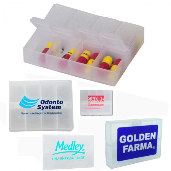 200 Porta Comprimidos Personalizados em Oferta na Shopee