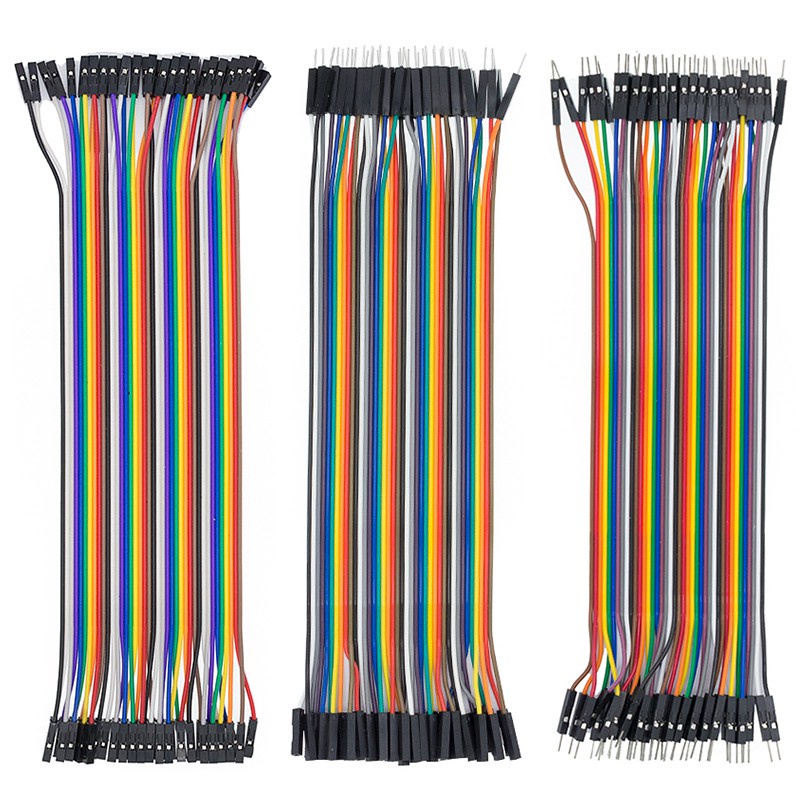 Detalhes do 40pin Linha Dupont 10 Cm/20/30 Macho Para + Fêmea Cabo Jumper arduino DIY KIT