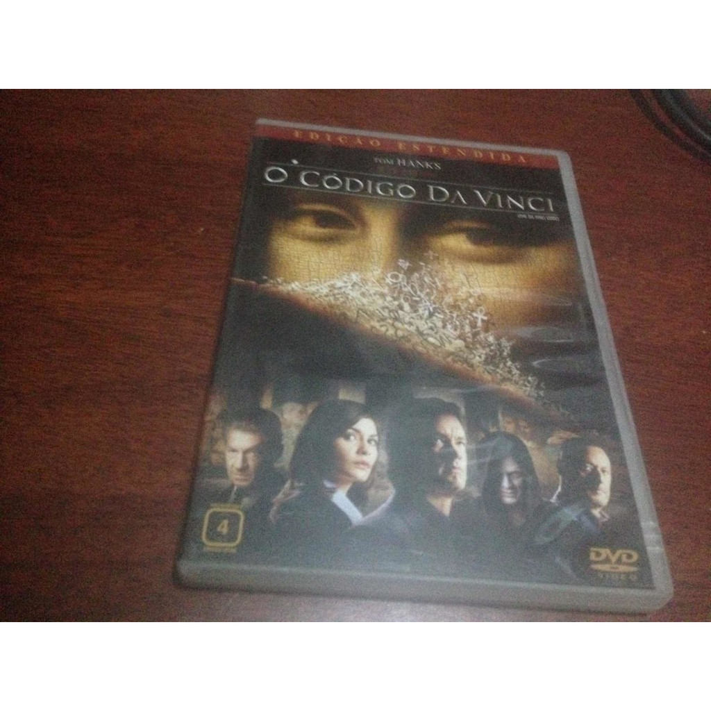 Dvd O Código Da Vinci Tom Hanks Otimo Estado