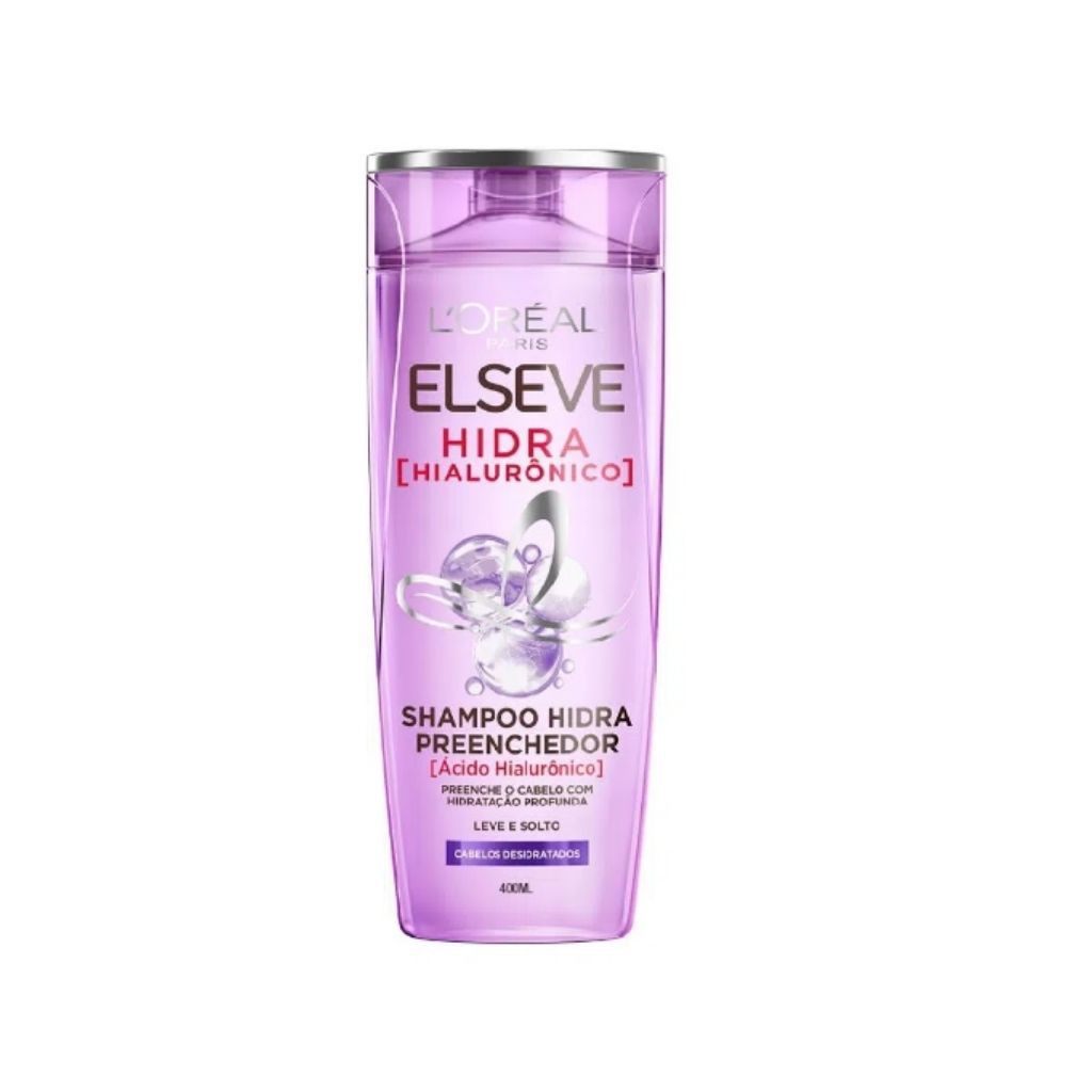 Shampoo 400ml Elseve HIdra Hialurônico Novo Shampoo Hidra Preenchedor