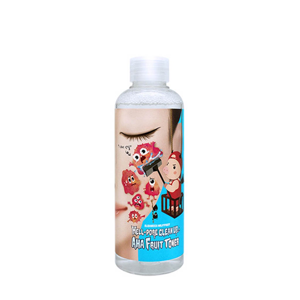 elizavecca hell pore clean up aha fruit toner 200ml