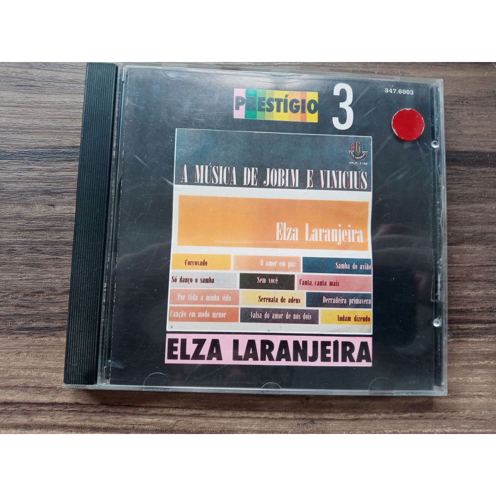 CD Elza Laranjeira A Música de Jobim e Vinícius Prestígio 3