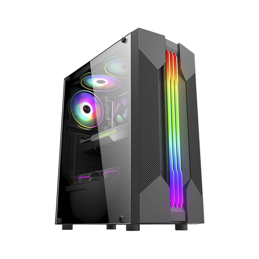 Gabinete Gamer K Mex Bifrost Cg A Painel Led Rgb Sem Fan Shopee Brasil