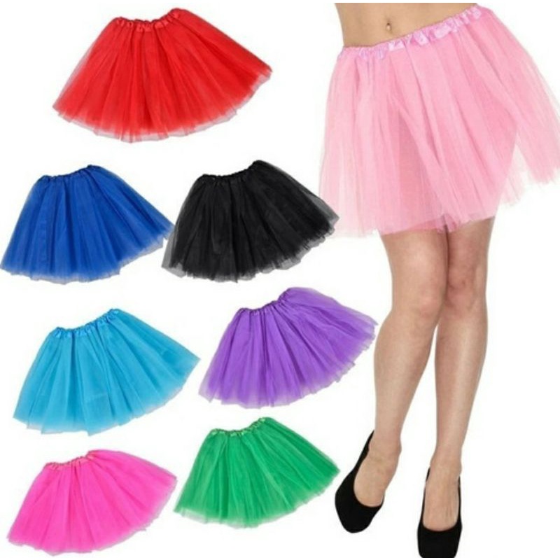 saia de tule lisa infantil e adulto tamanho 30cm /40cm para festa carnaval/ halloween/aniversario