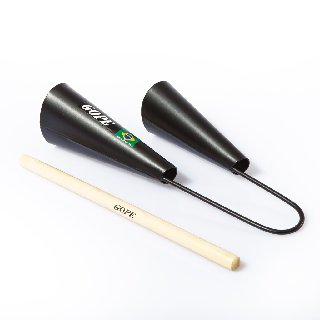 Agogô Duplo Gope Epoxi Profissional 678 Com Baqueta 16,5CM X 14CM AGOGO em Oferta na Shopee