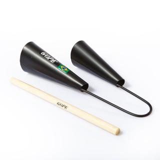 Agogô Duplo Gope Epoxi Profissional 678 Com Baqueta 16,5CM X 14CM AGOGO em Oferta na Shopee