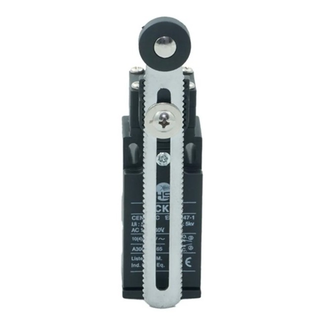 Fim De Curso Plástica Angular Alavanca Regulável Com Roldana - HS Automação