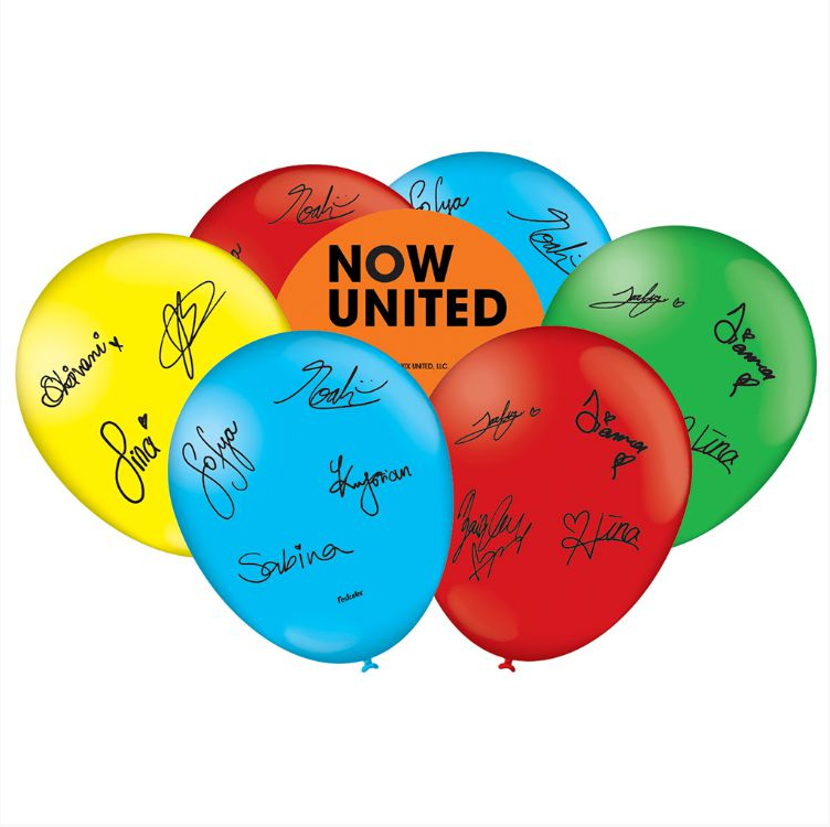 Balão Especial Festa Now United - 25 Unidades - Festcolor - Rizzo Festas - Home & Living