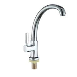 Torneira Banheiro Cozinha ¼ de Volta Base Quadrada