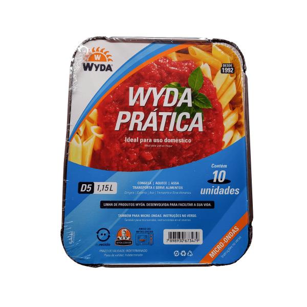 Embalagem de Alumínio Modelo D5 1,150 ml 10 Unidades Wyda | Shopee Brasil