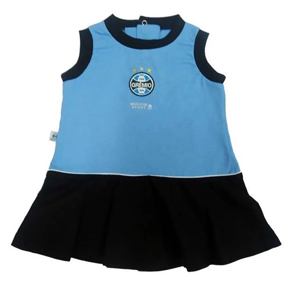 Vestido Infantil Grêmio Regata Oficial Menina Revedor