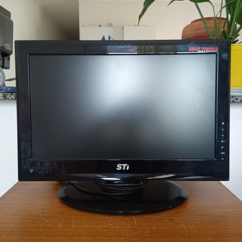 Monitor Led Semp Toshiba Sti 18.5 Pol - Mle 1951w - Leia Anu