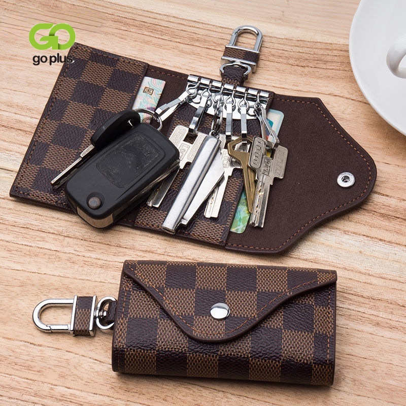GOPLUS  Novo Fivela para pendurar chave  Bolsa porta-chaves do carro  Bonito porta-chaves em couro feminino  Chaveiro masculino