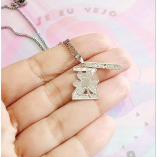 Colar Zootecnia aço inox cirúrgico gargantilha corrente feminina pingente formatura profissional profissão presente em Oferta na Shopee