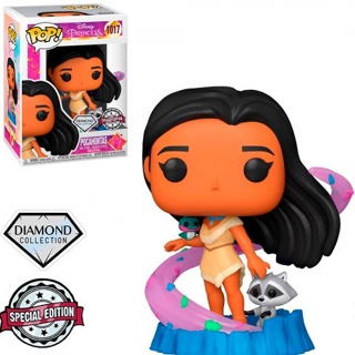 Funko Pop Disney Ultimate Princess Exclusive - Pocahontas 1017 (diamond Collection) Novo Original em Oferta na Shopee