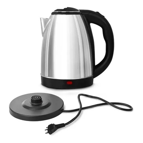 Chaleira Elétrica Jarra Bule Aço Inox 110v Café Chá 1.8litro