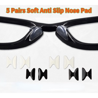 5 Pares Almofada Macia Antiderrapante Para Óculos
