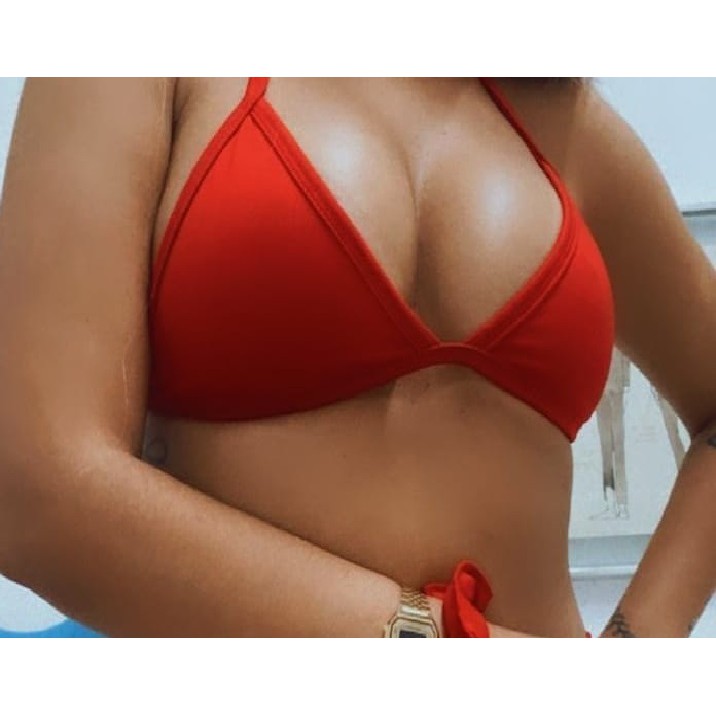 Top biquini curtininha FIXO  avulso VÁRIAS CORES