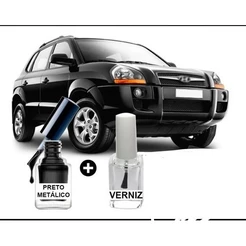 Tinta De Retoque Tira Risco Carro Tucson Preto Metálico