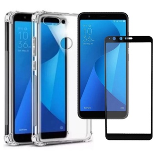 Kit Capa Capinha Asus Zf Max Plus M1 Zb570TL 5.7 + Película de Vidro 3D