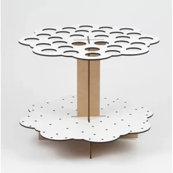 Display Porta Pirulitos E Tubetes Mdf Branco
